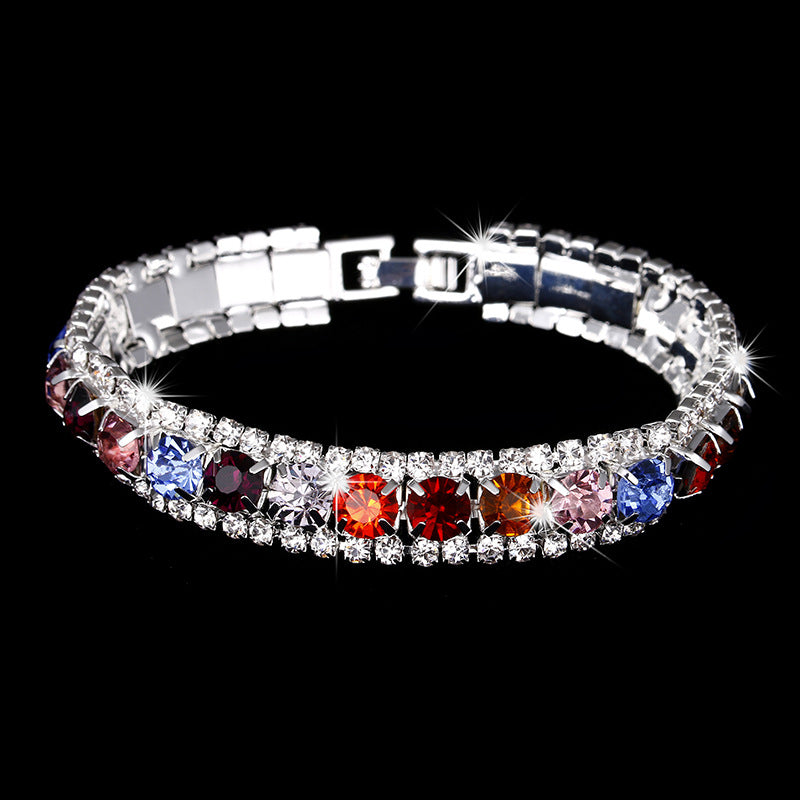 Full Fashion Exquisite Bridal Wedding Accessories Diamond Bracelets