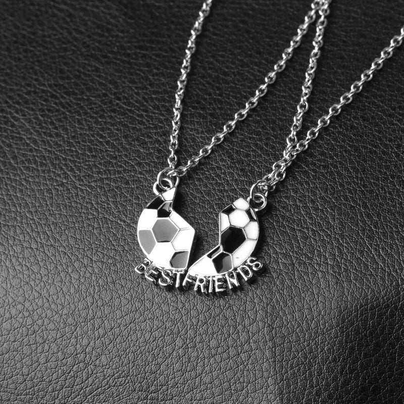 Fashion World Cup Football Good Friend Necklaces