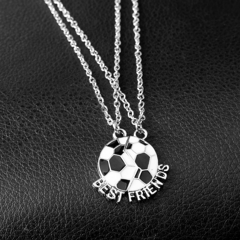 Fashion World Cup Football Good Friend Necklaces