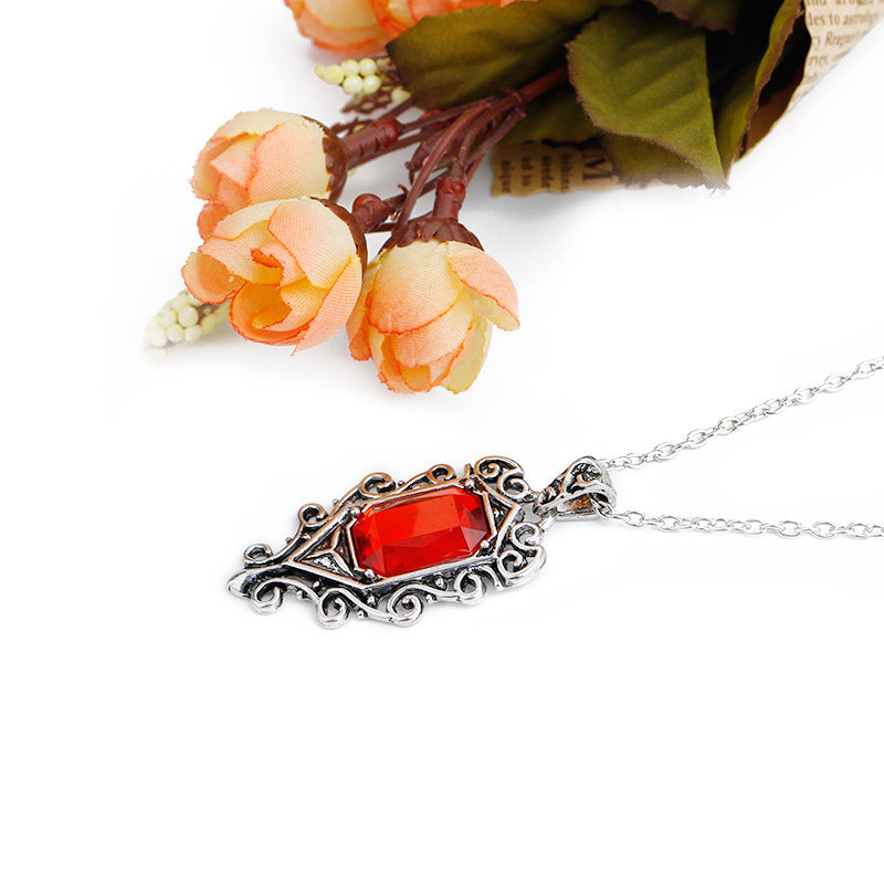 Angel Personalized Creative Ruby Movie Surrounding Necklaces