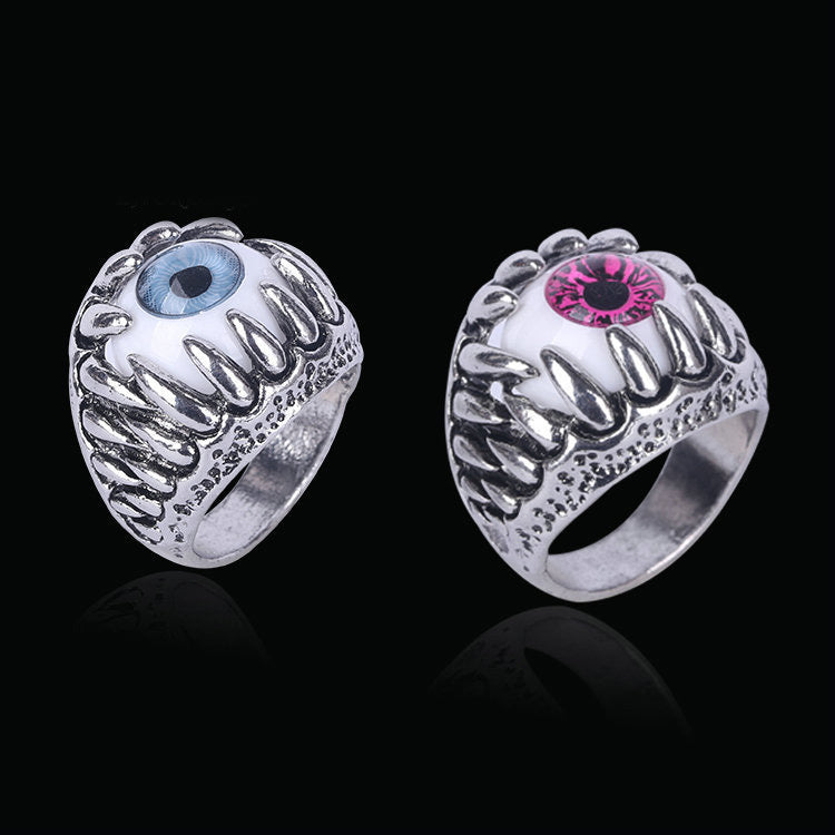 Men's Devil's Eye Alloy Titanium Steel Halloween Ring