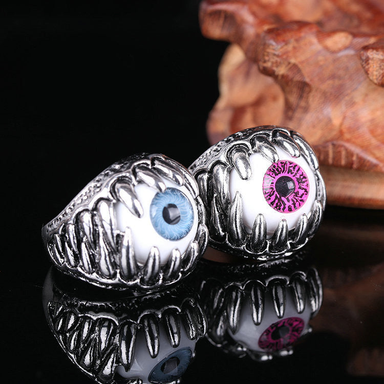 Men's Devil's Eye Alloy Titanium Steel Halloween Ring