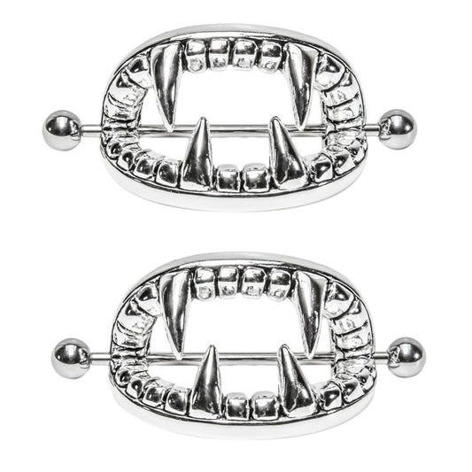 Mouth Shape Nipple Punk Plating Body Piercing Ear Clip