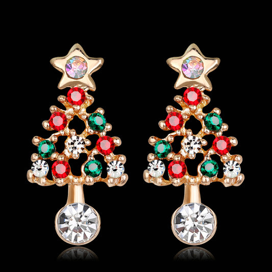 Classic Christmas Jewelry Exquisite Gift Tree Rings