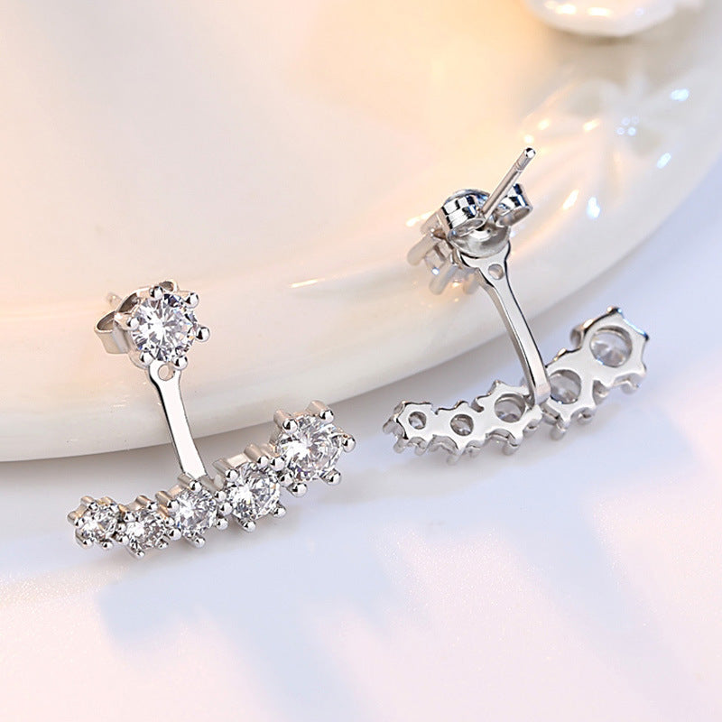 Boucles d'oreilles pendantes simples de style coréen pour femmes