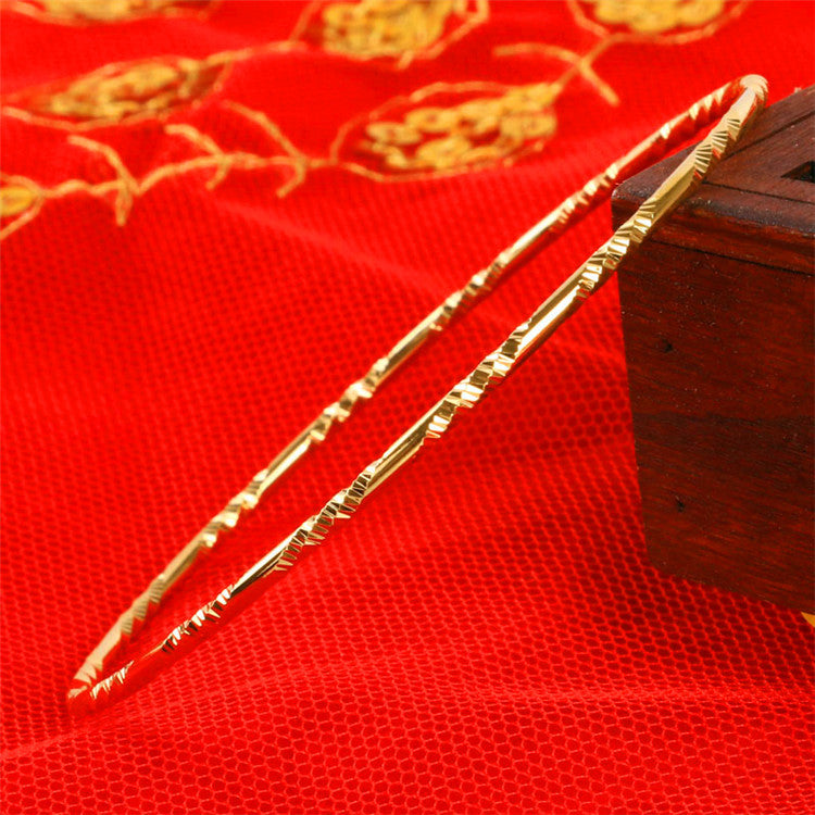 Women's Gold-plated Li European Coin Alluvial Gold Bracelet