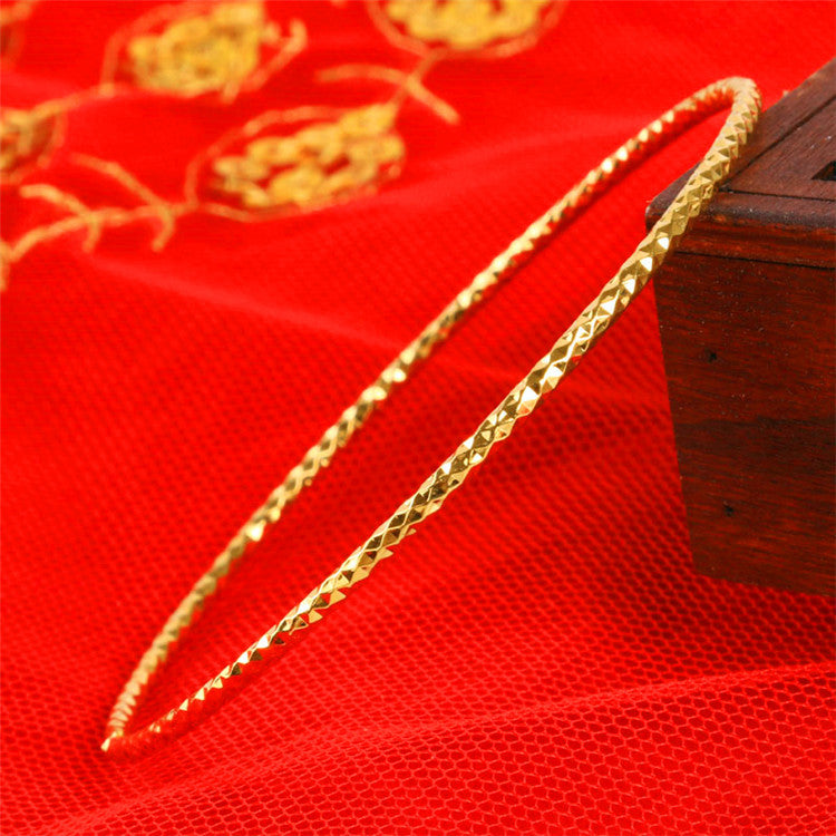 Women's Gold-plated Li European Coin Alluvial Gold Bracelet