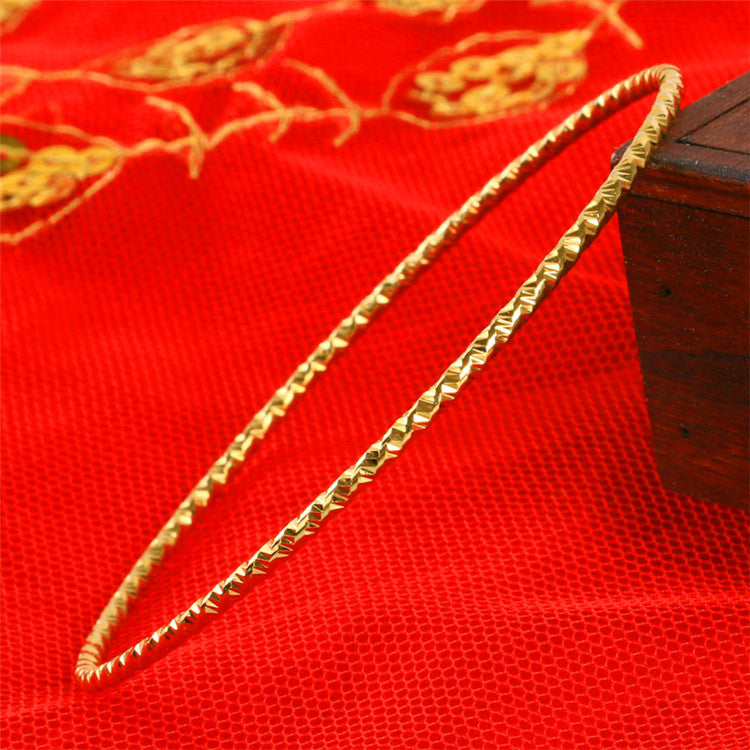 Women's Gold-plated Li European Coin Alluvial Gold Bracelet