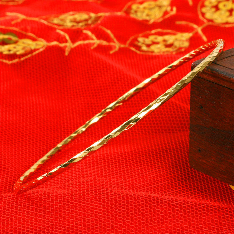 Women's Gold-plated Li European Coin Alluvial Gold Bracelet