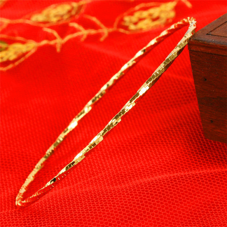 Women's Gold-plated Li European Coin Alluvial Gold Bracelet