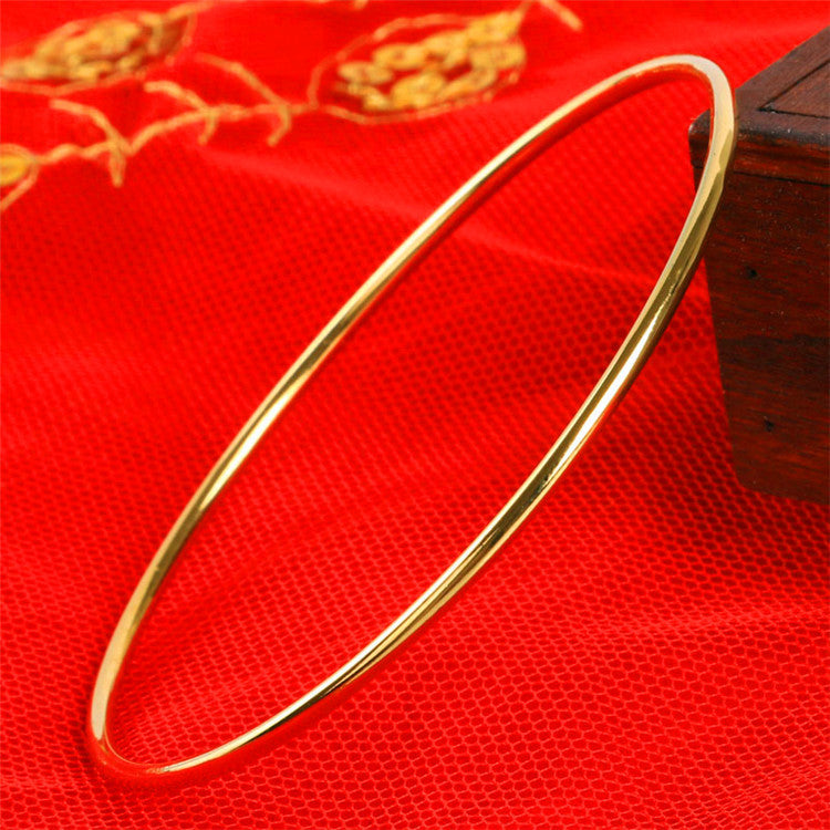 Women's Gold-plated Li European Coin Alluvial Gold Bracelet