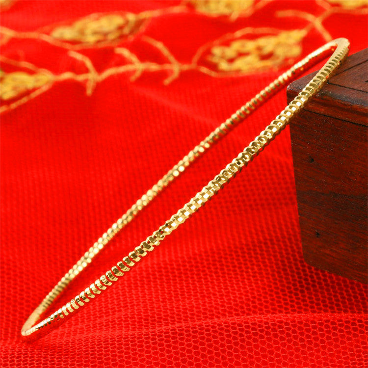 Women's Gold-plated Li European Coin Alluvial Gold Bracelet