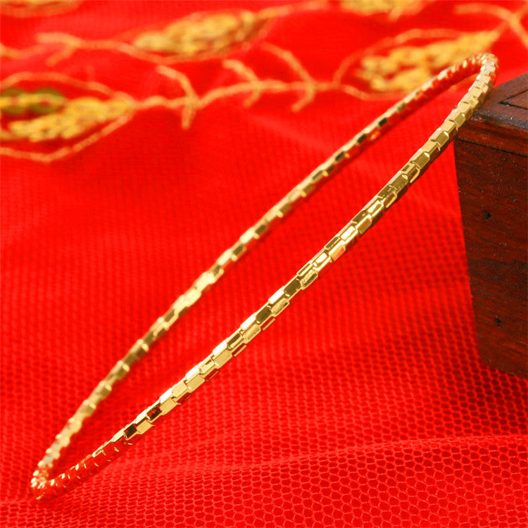 Women's Gold-plated Li European Coin Alluvial Gold Bracelet