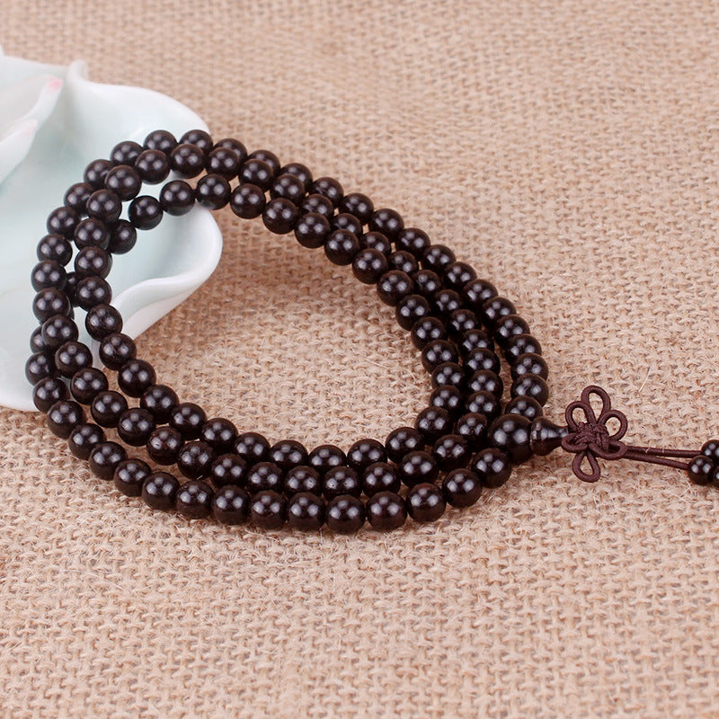 Purple Sandalwood Ebony Beads Original Color Bracelets