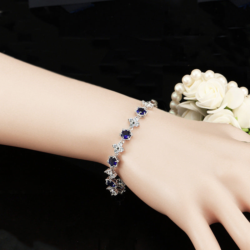 Zircon Female Korean Fashion Accessories Bangle Bracelets