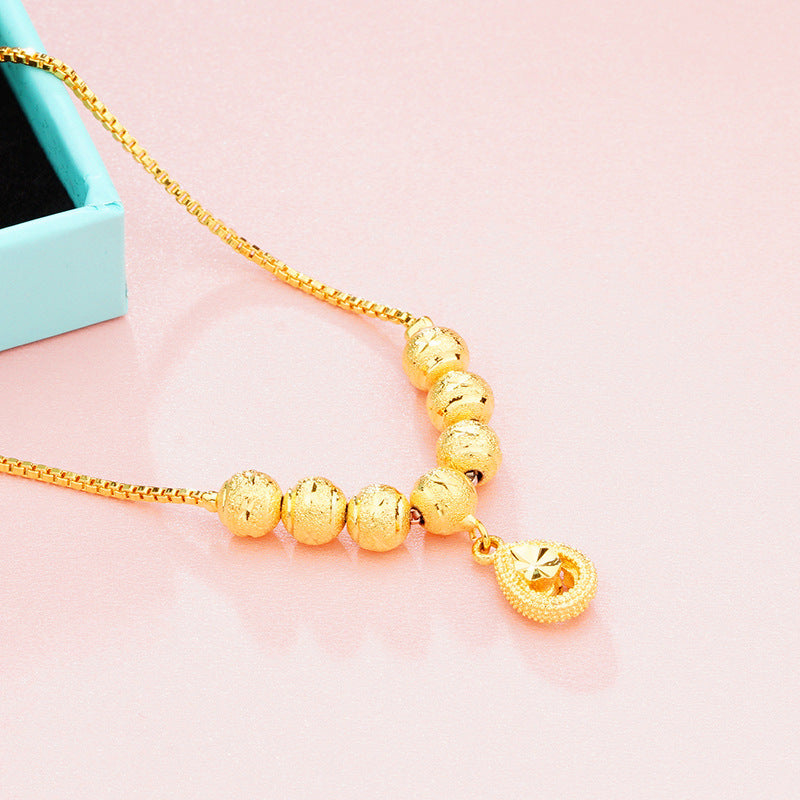 Gold-plated Brass Vietnam Placer Gold Lucky Bag Key Bracelets