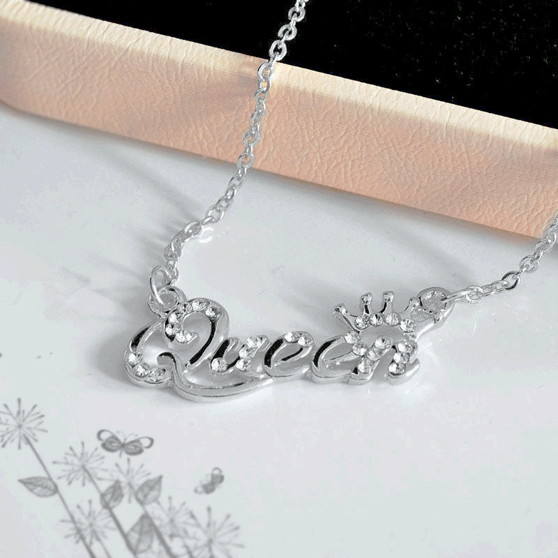 Korean Short Letter Clavicle Chain Female Necklaces