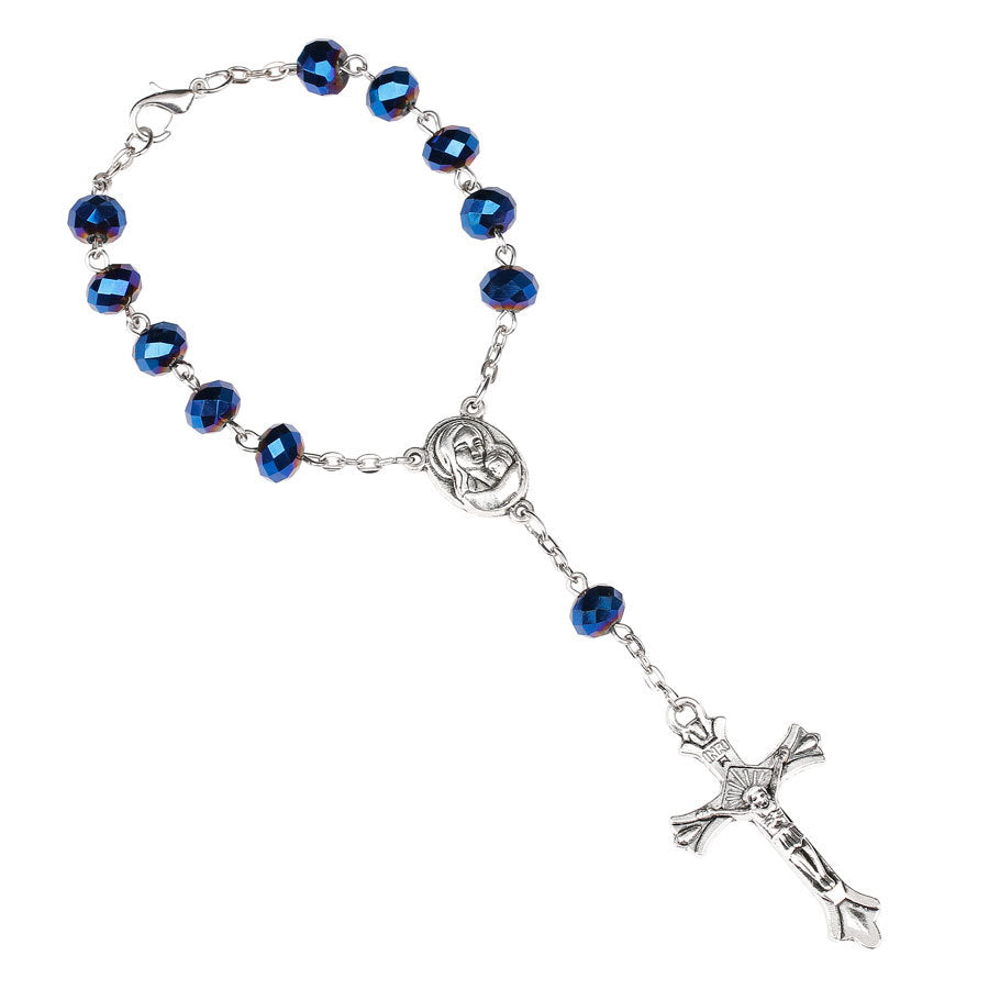 Beliebte neue stilvolle blaue Glasperlen-Armbänder