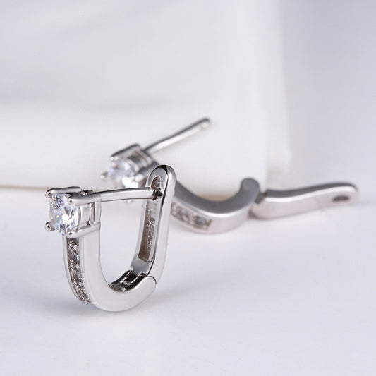 Women's Flash U-shaped Creative Personalized For Clip Ear Buckle
