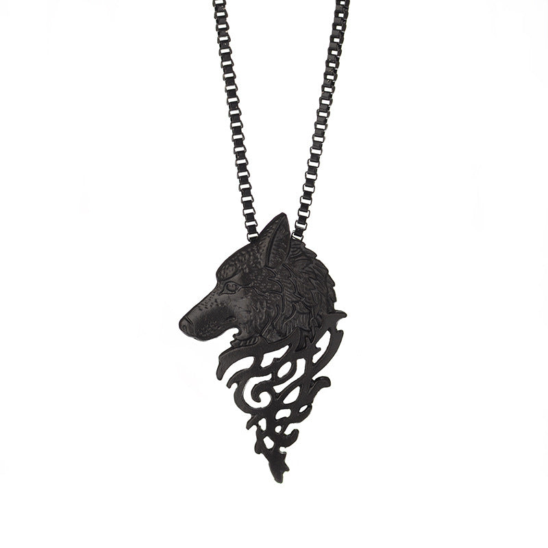 Head Fashion Personality Metal Animal Sweater Necklaces