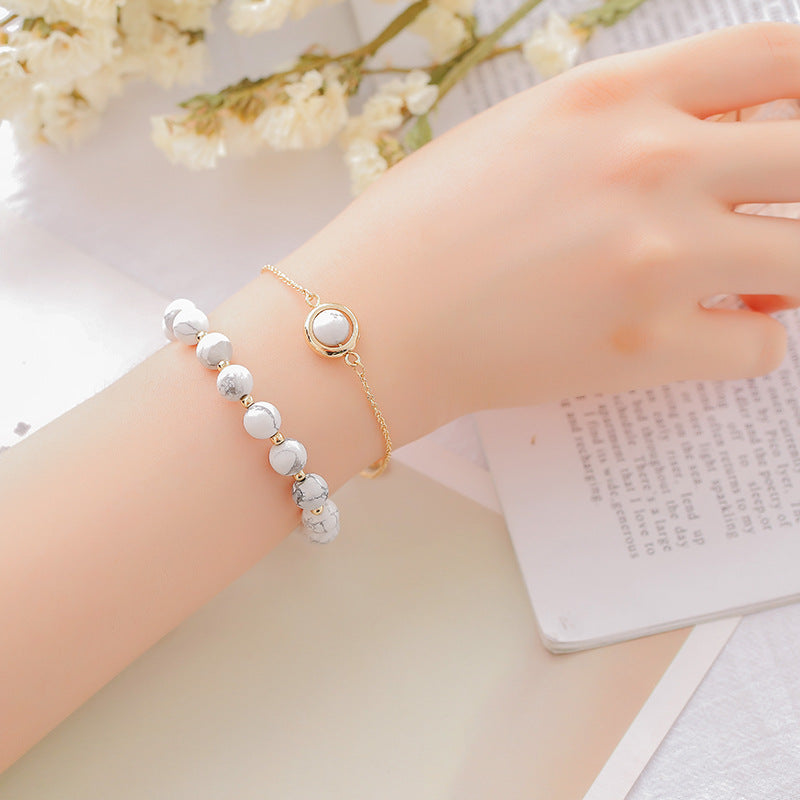 Bracelets à Quartz fraise pour femmes, attirant les hommes, perles porte-bonheur en cristal rose