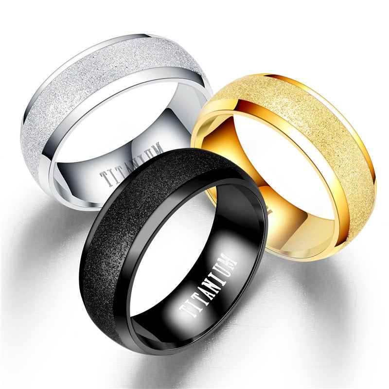 Men's Personality Trend Hip Hop Style Couple Rings