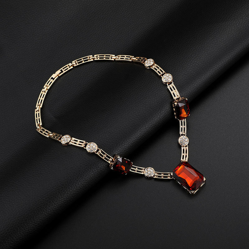 Classy Innovative Popular Gem Wedding Gift Jewelry Set