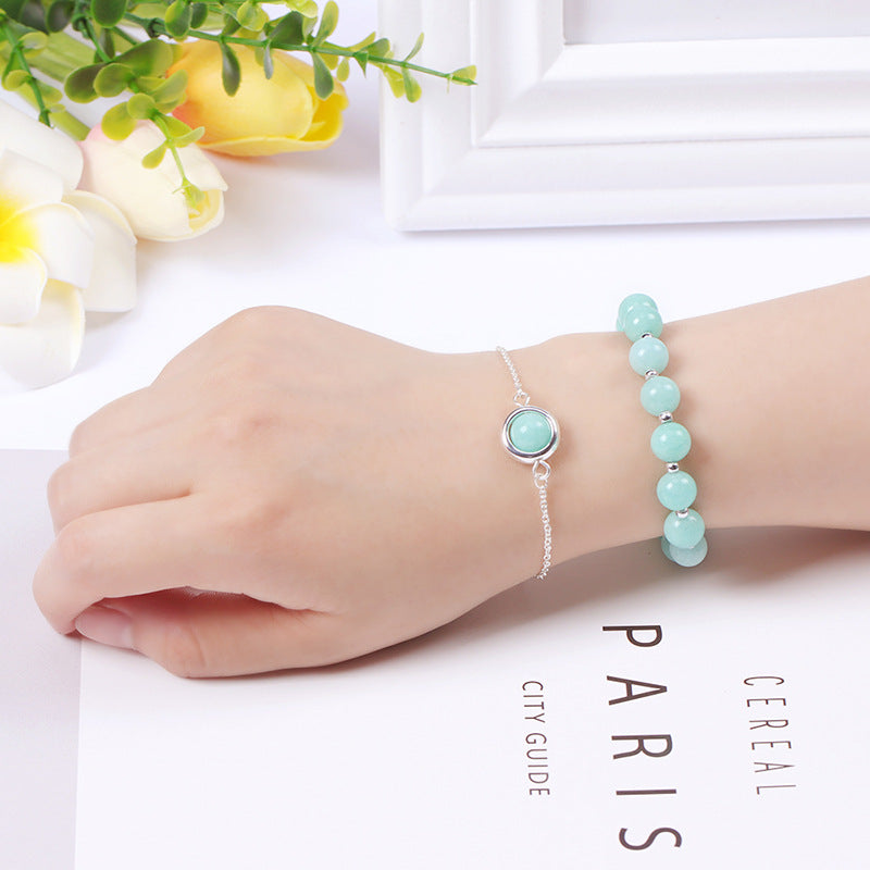 Bracelets à Quartz fraise pour femmes, attirant les hommes, perles porte-bonheur en cristal rose