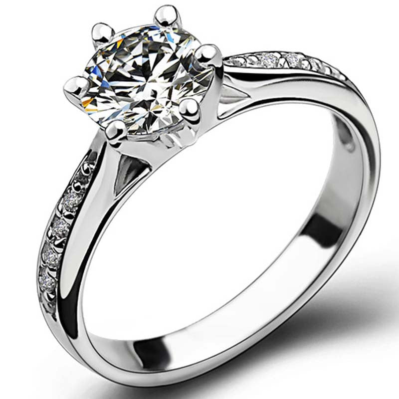 Women's Ornament Simple Diamond Imitation Version For Rings