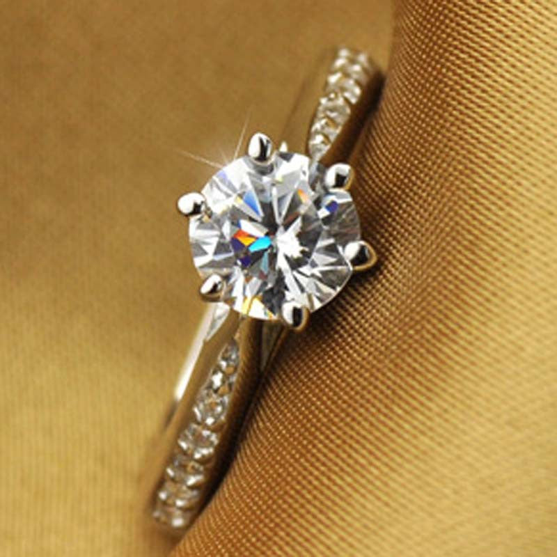 Women's Ornament Simple Diamond Imitation Version For Rings