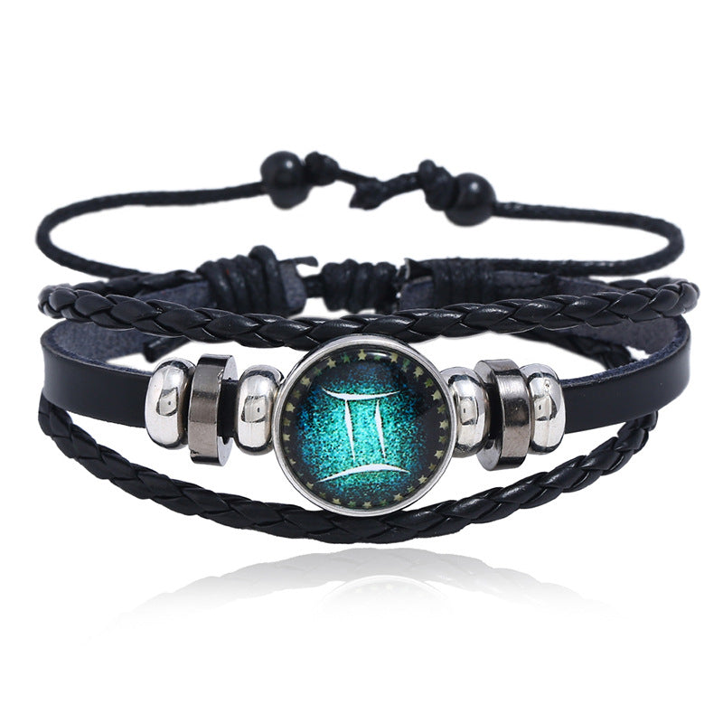 Ornament Luminous Twee Constellation Couple Cattle Bracelets