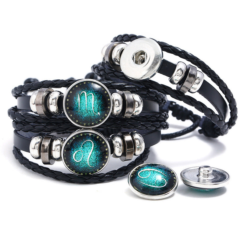 Ornement lumineux Twee Constellation Couple Bracelets de bétail