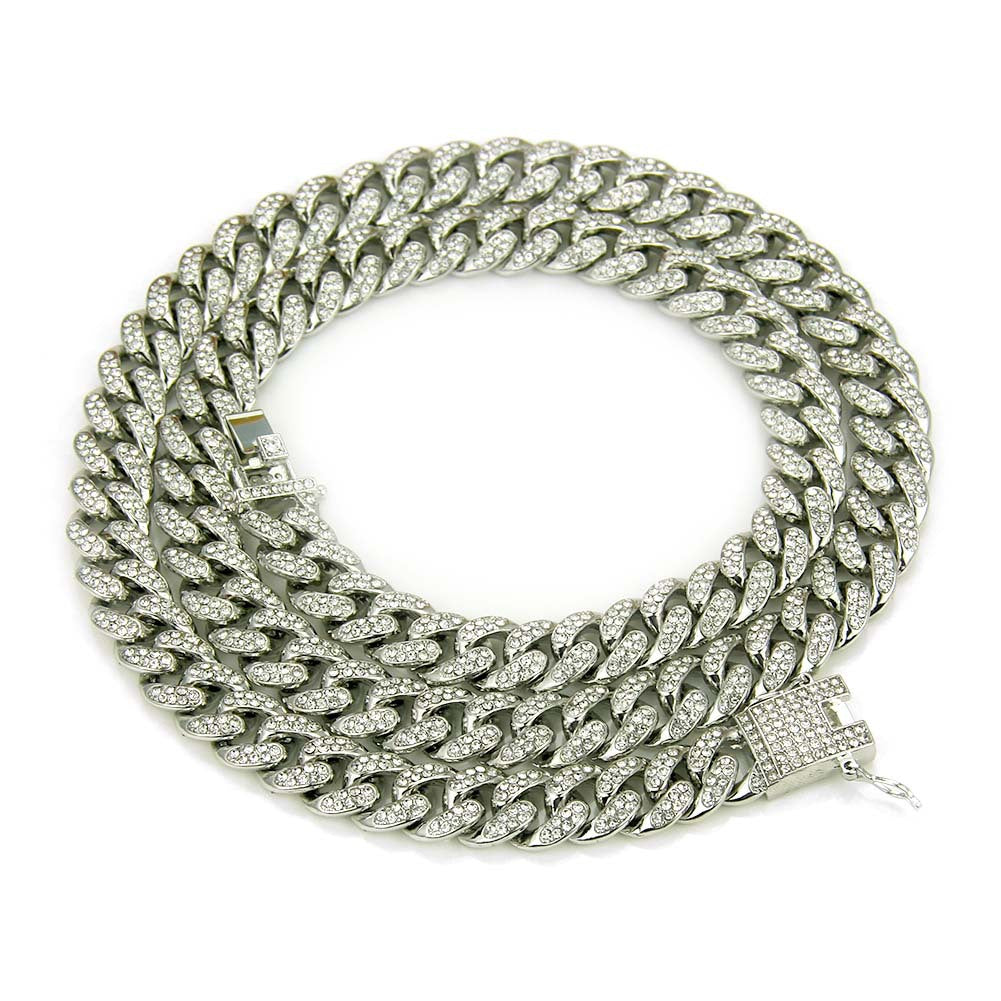 Men's Hip Hop Miami Cuban Diamond Chain Necklaces