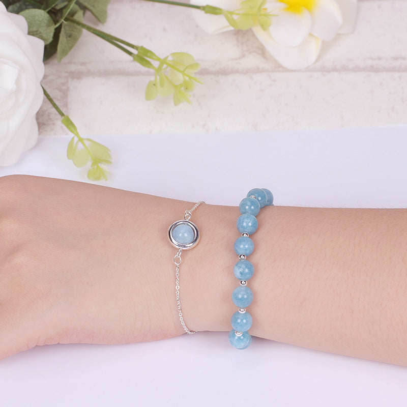 Bracelets à Quartz fraise pour femmes, attirant les hommes, perles porte-bonheur en cristal rose