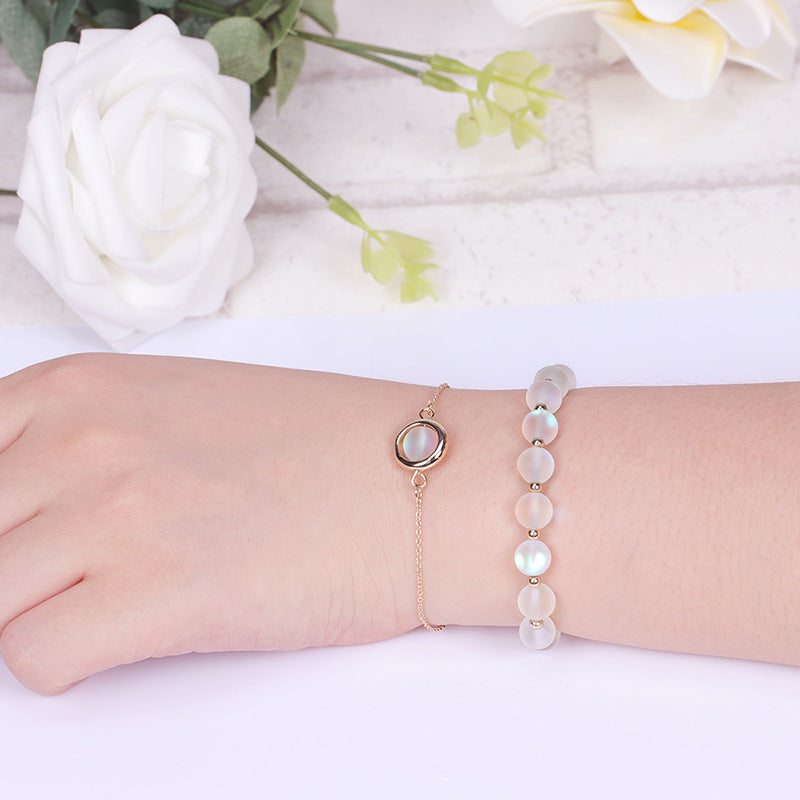 Bracelets à Quartz fraise pour femmes, attirant les hommes, perles porte-bonheur en cristal rose