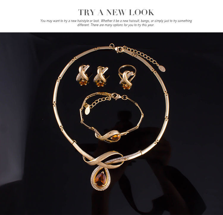 Women's Creative Style Alloy Suit Gold-plated Earrings