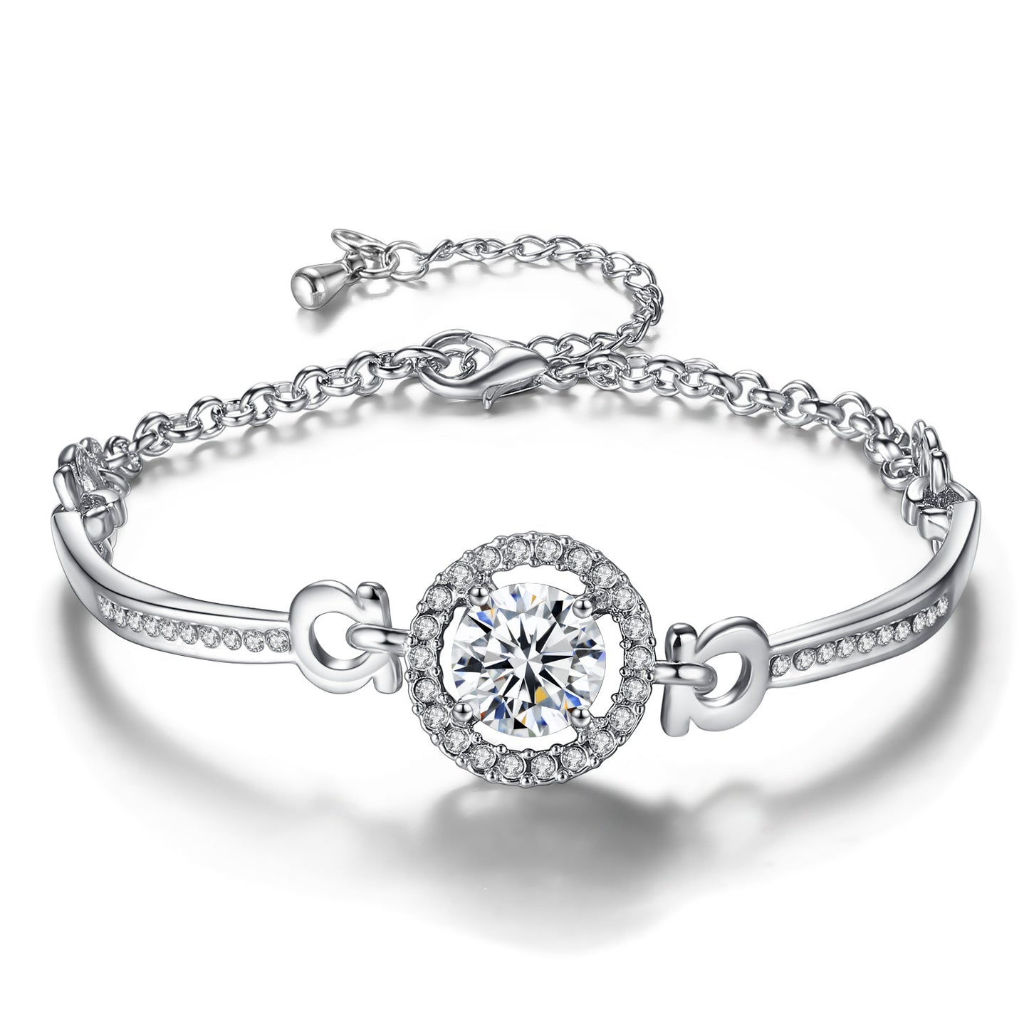 Women's Crown Zircon Electroplated Light Luxury High-grade Fashion Style Jewelry Set