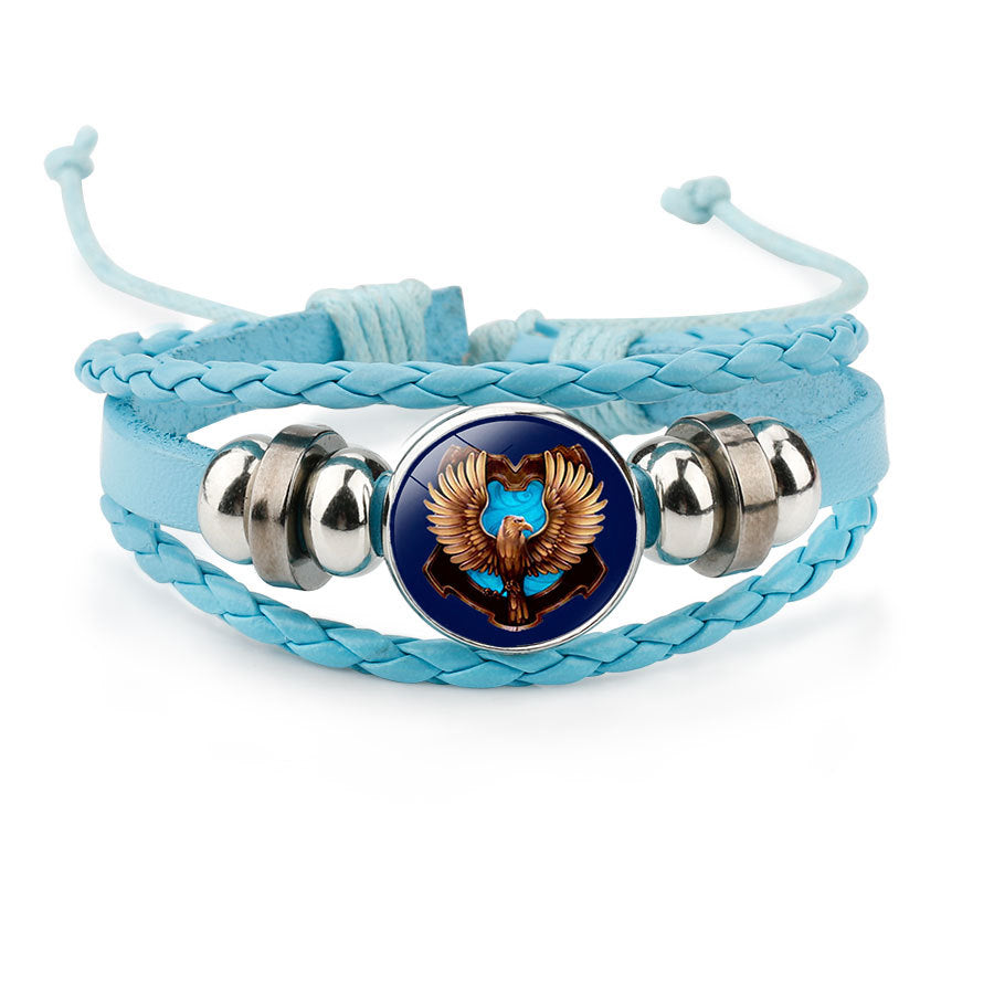 Petits bijoux Bracelets d'école avec badge Harry Potter