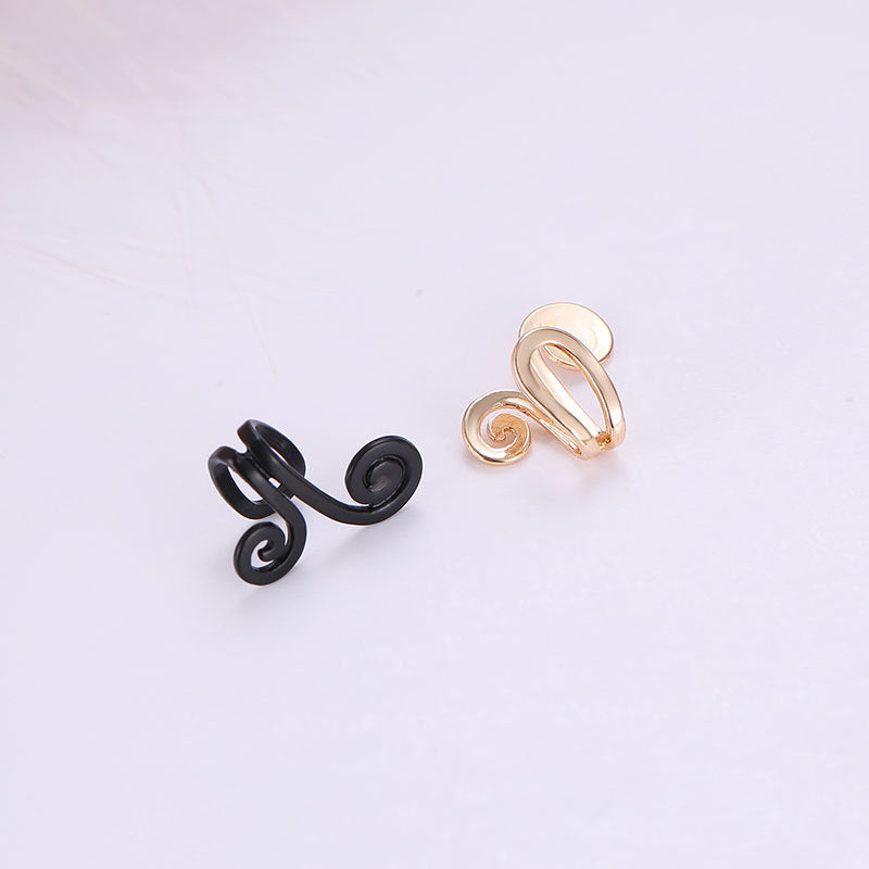 Women's Simple Shiatsu Slimming Fashion Hoop Mantra Earrings
