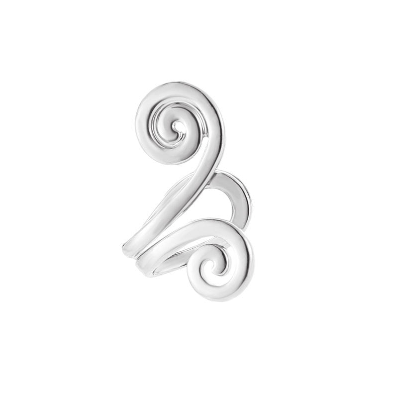 Women's Simple Shiatsu Slimming Fashion Hoop Mantra Earrings