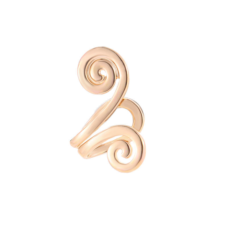 Women's Simple Shiatsu Slimming Fashion Hoop Mantra Earrings