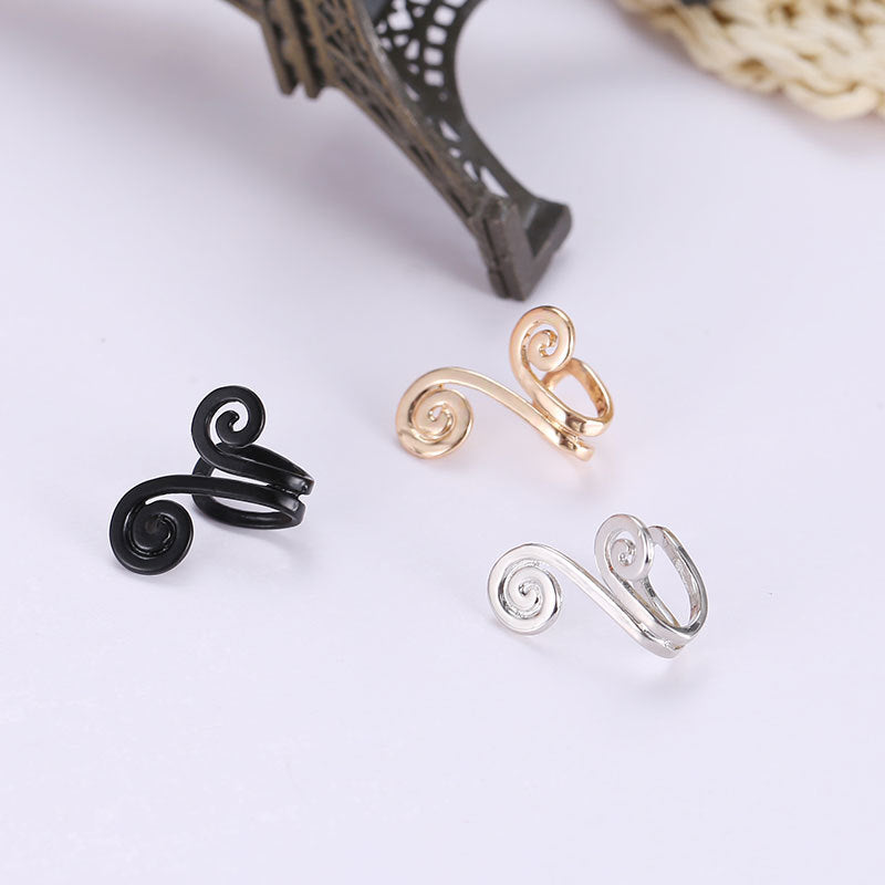 Women's Simple Shiatsu Slimming Fashion Hoop Mantra Earrings