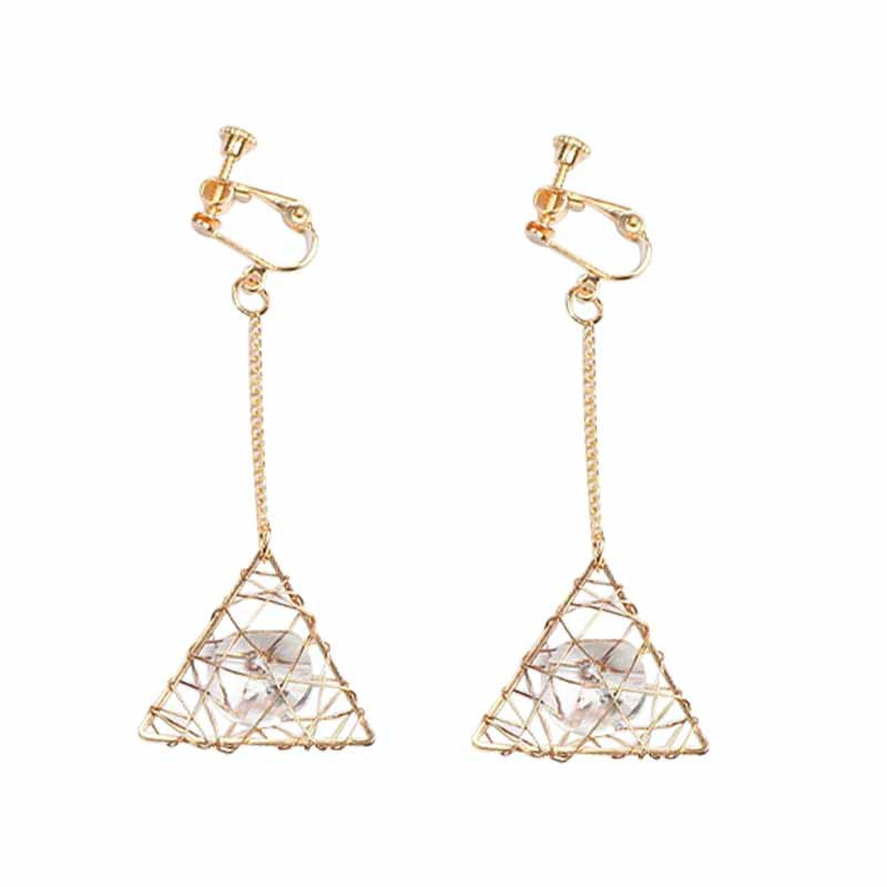 Girly Heart Hollow Stars Heart-shaped Long Simple Geometric Rings