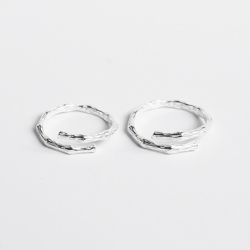 Bagues d'art douces pour femmes et hommes et en argent sterling