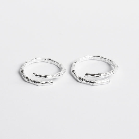 Bagues d'art douces pour femmes et hommes et en argent sterling