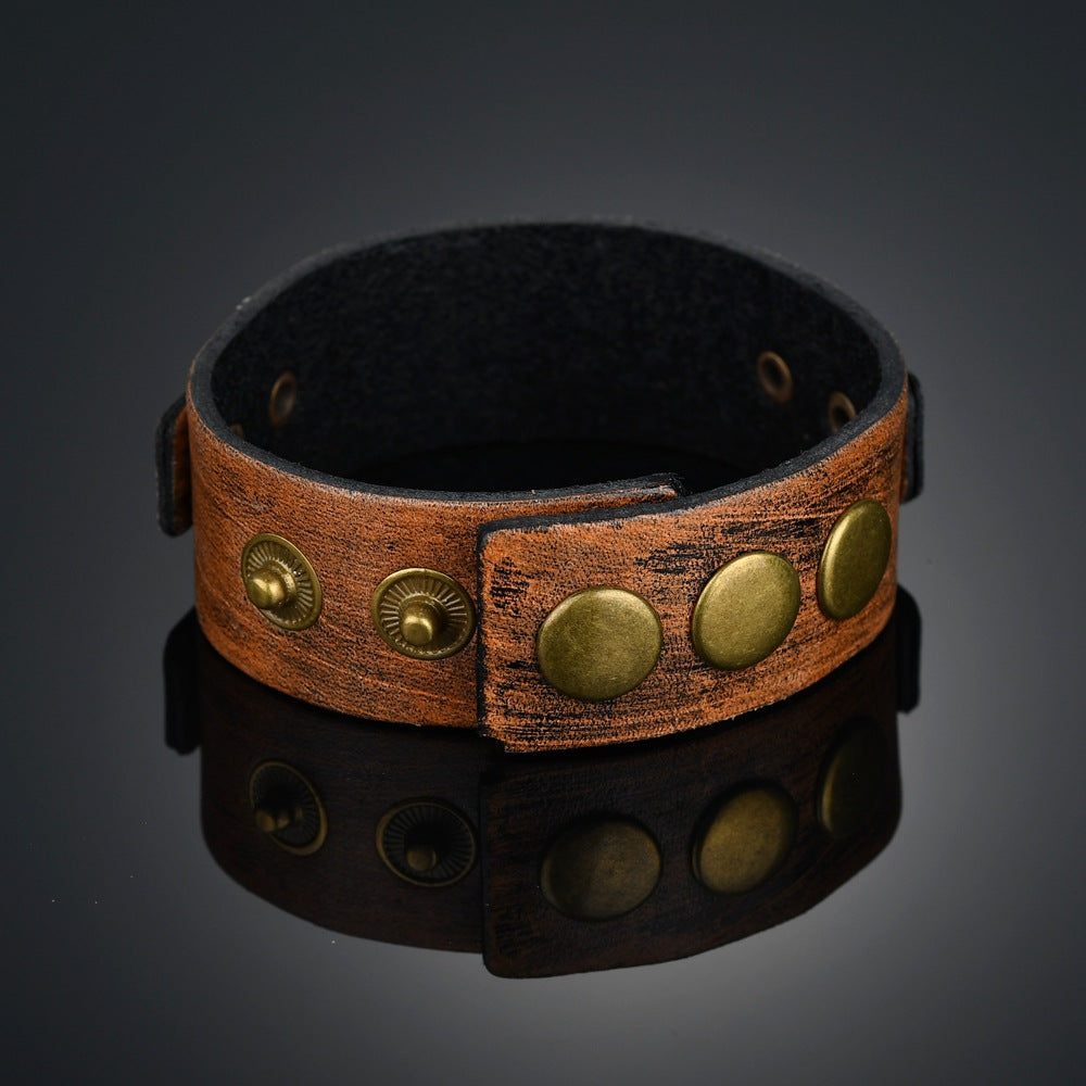 Alloy Cattle Leather Popular Ornament Fashion Creative Bracelets