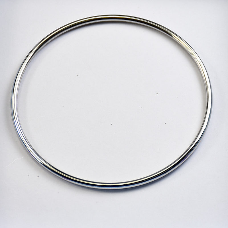 Steel Glossy Stainless Simple Colorfast Round Couple Bracelets