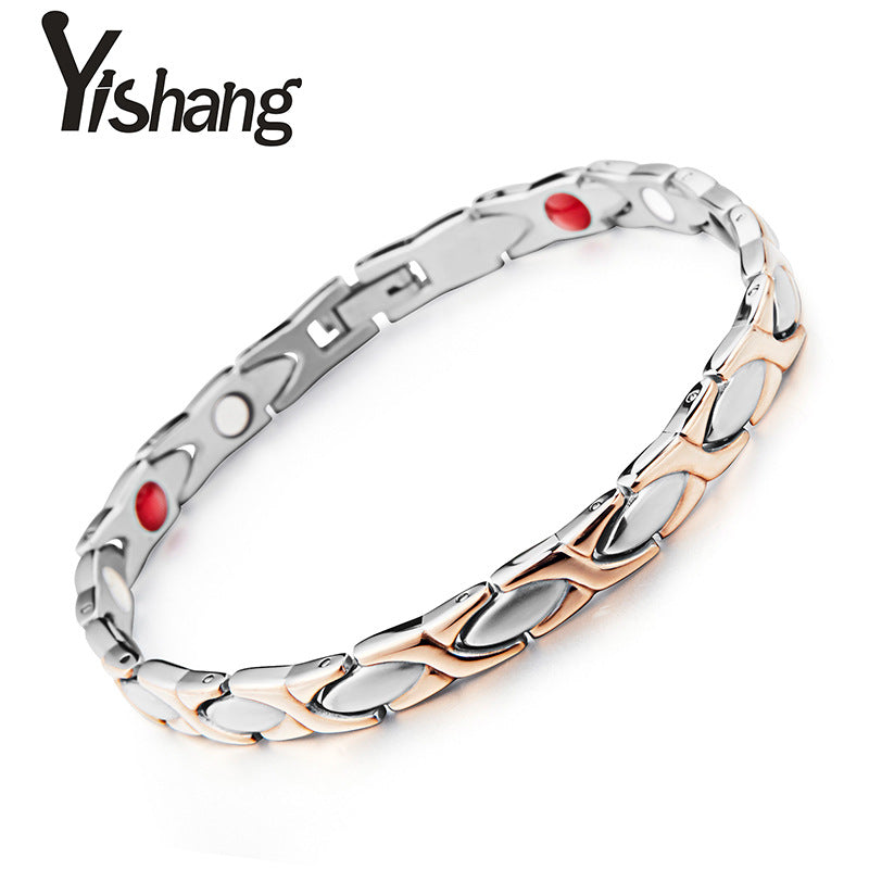 Men's Korean Style Titanium Steel Energy Fashion Bracelets