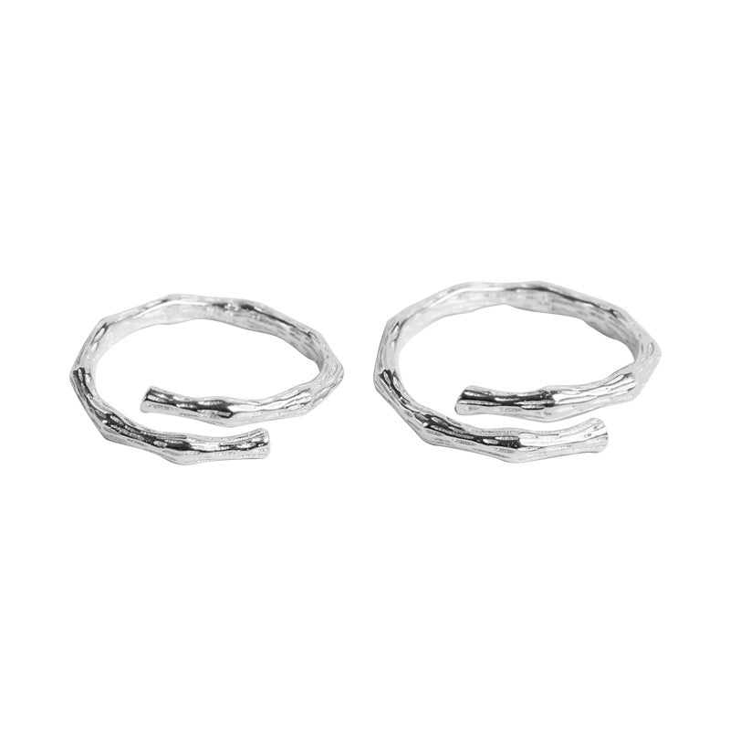 Bagues d'art douces pour femmes et hommes et en argent sterling