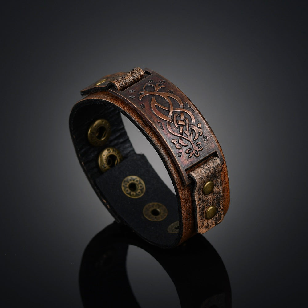 Alloy Cattle Leather Popular Ornament Fashion Creative Bracelets